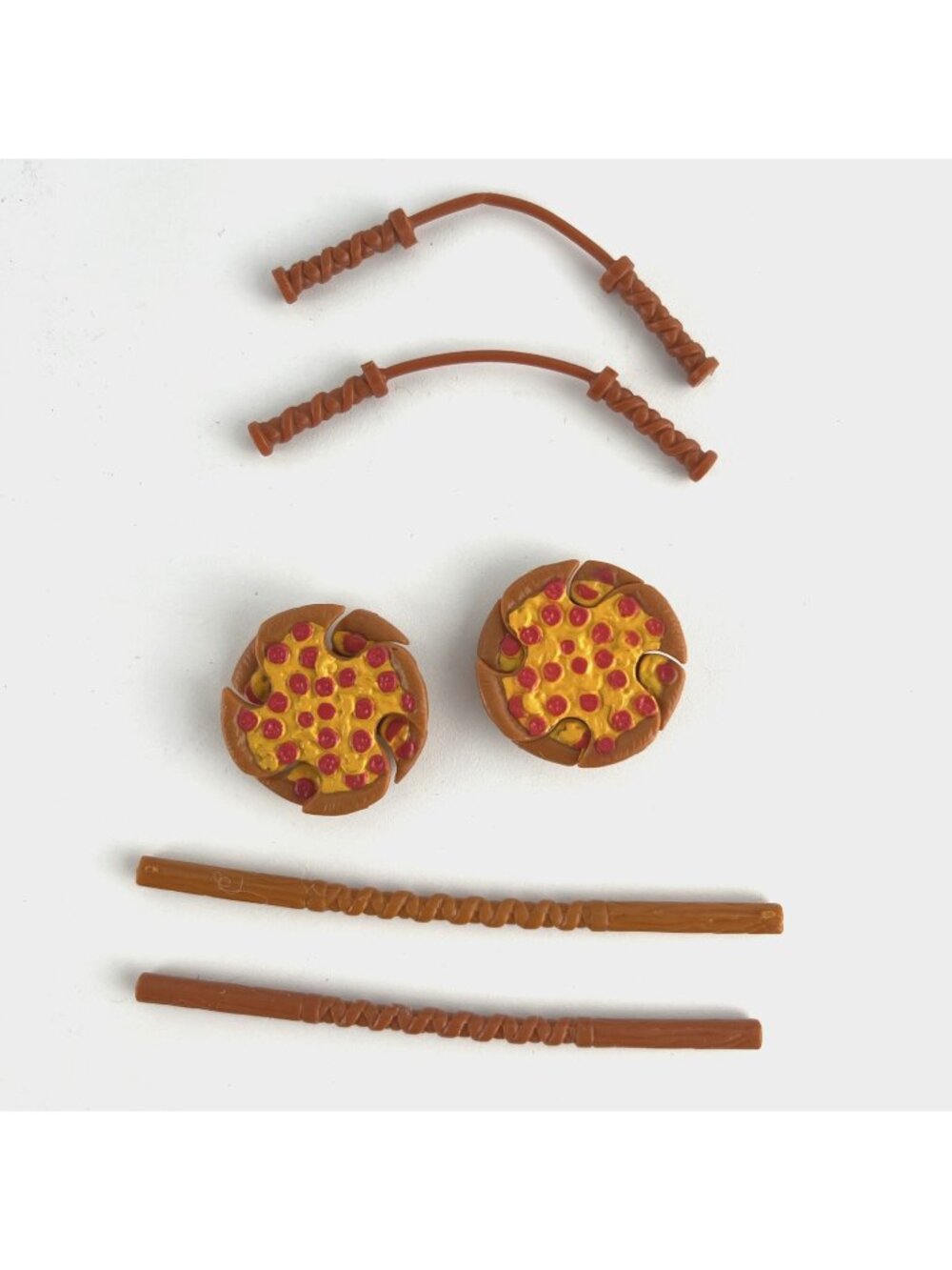 VTG Teenage Mutant Ninja Turtles Weapons  Accessories Lot TMNT Star Chucks Staff